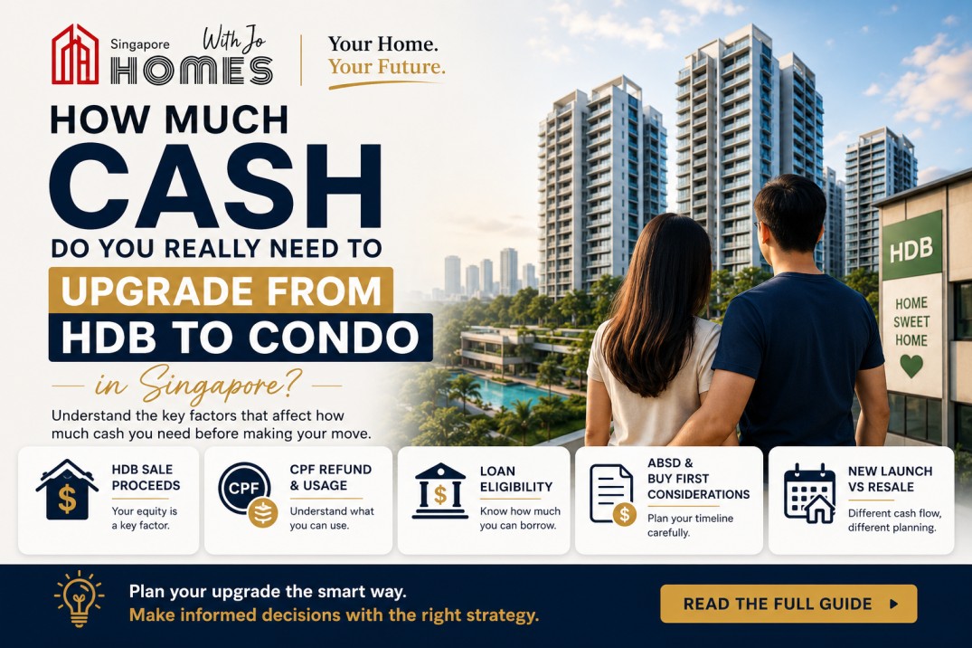How Much Cash Do You Need To Upgrade From HDB To Condo In Singapore?